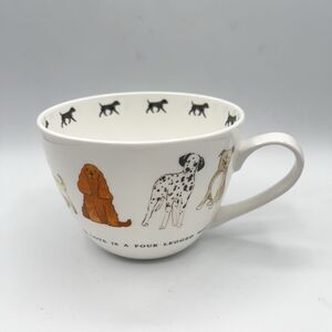 Portobello By Design Large Mug Cup DOGS Love Is A Four Legged Word Bone China